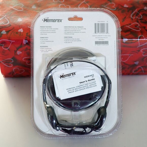 NEW, Vintage Memorex MD6443, portable CD player - Picture 2 of 2